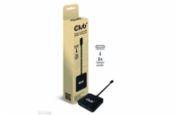 Club3D Video hub MST USB-C na 2xHDMI + USB-C PD 3.0, 4K60Hz