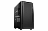 COUGAR PC skříň UNIFACE Black Mini Tower Mesh Front Panel 1x 120mm Fan TG Left Panel