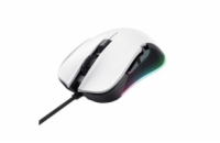 TRUST herní myš GXT 922W YBAR Eco Gaming Mouse, optická, USB, bílá