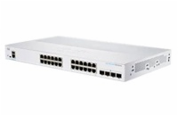 Cisco switch CBS350-24T-4X-EU (24xGbE,4xSFP+,fanless)