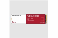 BAZAR - WD RED SSD NVMe 4TB PCIe SN700, Geb3 8GB/s, (R:3400/W:3100 MB/s) TBW 5100 - Poškozený obal (Komplet)