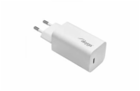 Akyga Nabíječka univerzální USB-C PD 5-20V / max. 3.25A 65W Quick Charge 3.0 GaN, bílá