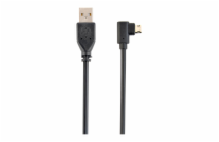 GEMBIRD CC-USB2-AMmDM90-6 Double-sided angled Micro-USB to USB 2.0 AM cable 1.8 m black