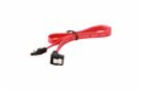 GEMBIRD CC-SATAM-DATA90-0.1M Serial ATA III 10cm Data Cable with 90 degree bent metal clips red