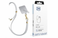 3mk EasyClip White (gold)