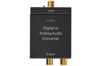 NEDIS digitální audio převodník/ vstup 1x digitální RCA / 1x TosLink/ výstup 1x (2x RCA) / 1x 3,5 mm / černý