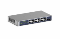 Netgear 24-Port Gigabit Ethernet Smart Switch with 2 SFP Ports - GS724Tv6