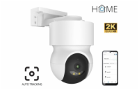 iGET HOME Camera CS8 White - WiFi 2K IP kamera otočná, noční vidění, audio, IP65, auto tracking