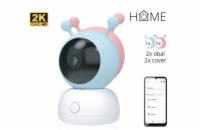 iGET HOME Camera CS2 Baby - WiFi 2K IP kamera a chůvička, noční vidění, audio, 2x obal, teplota