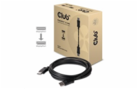 Club3D Kabel certifikovaný DisplayPort 1.2, 4K60Hz UHD (M/M), 3m, 30 AWG