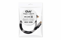 Club3D Certifikovaný Kabel DisplayPort 1.4 HBR3 8K60Hz (M/M), 1m