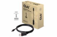 Club3D Adaptér mini DisplayPort 1.4 na DisplayPort 1.4, HBR3 8K60Hz/4K120Hz (M/M), 2m