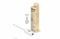 Club3D Adaptér aktivní USB 3.2 typ C na LAN (Gigabit Ethernet - 1Gb), 20cm