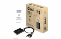 Club3D Adaptér aktivní DisplayPort na Dual Link DVI-D, USB napájení, 60cm, HDCP off, pro Apple Cinema displeje