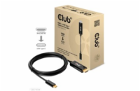 Club3D aktivní kabel HDMI na USB-C, 4K60Hz, 1.8m, M/M