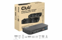 Club3D síťový přepínač - Switch, DP/HDMI KVM Switch - Dual DP 4K 60Hz