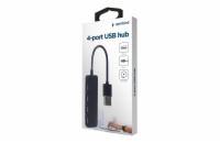 GEMBIRD 4-port USB HUB black