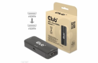 Club3D Adaptér aktivní HDMI 4K60Hz (F/F), černá