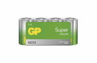 Baterie D (R20) alkalická GP Super 4ks / shrink