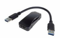 PremiumCord USB 3.0 adaptér na HDMI se zvukem, FULL HD 1080p