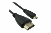 DeTech Propojovací kabel HDMI - HDMI Micro - 1,5m Propojovací kabel z HDMI do HDMI Micro o délce 1,5 metru