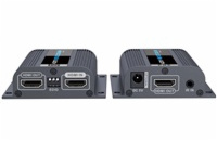 PremiumCord HDMI extender na 50m přes jeden kabel Cat6/6a/7, EDID nastavení