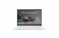 ASUS Zenbook S 16 OLED/UM5606WA/AI9-HX370/16"/2880x1800/T/32GB/2TB SSD/AMD int/W11P/White/2R