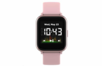 CANYON smart hodinky SALT SW-78 PINK, 1,4" IPS displej, multi-sport, 512MB music player, IP68, Android/iOS