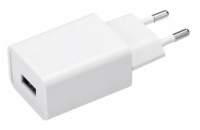 HELMER univerzální USB napájecí adaptér/ 2A/ 5V/ USB/ bílý