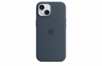 iPhone 15+ Silicone Case with MagSafe - Storm Blue