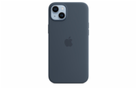 iPhone 14+ Silicone Case with MS - Storm Blue