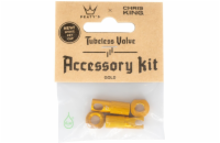 PEATY S X CHRIS KING (MK2) GOLD TUBELESS VALVES ACCESSORY KIT 