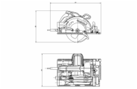 Metabo KS 55 FS SET Ruční okružní pila