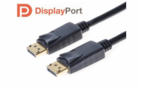 DisplayPort 1.2 přípojný kabel M/M, zlacené konektory, 2m