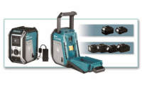 Makita Aku rádio DAB, Bluetooth, USB Li-ion CXT 10,8/12V,LXT14,4/18V