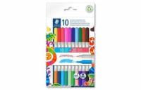 STAEDTLER Fixy "3280", 20 různých barev, sada, 1-3 mm, oboustranné, vypratelné 3280 C10