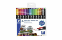 STAEDTLER Permanentní popisovače "Twin-tip", 36 barev, 0,4/2,0 mm, oboustranné 3187 TB36