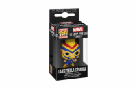 Funko POP Keychain: Marvel Luchadores- Captain Marvel