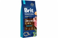 Brit Premium by Nature Sensitive Lamb 15kg granule pro psy