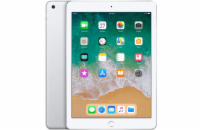 Apple iPad 6 32GB Wi-Fi + Cellular Silver 9,7 palců, 2 GB, Apple A10 Fusion 2.34 GHz, 32 GB, iOS, 2048 x 1536 px, Dotykové LCD, Bluetooth, WIFI, Webkamera, Vady: nabíjení trvá 2x déle něž normálně