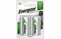 Energizer Nabíjecí baterie - D / HR20 - 2500 mAh POWER PLUS DUO, 2 ks