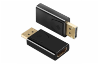 Adaptér DisplayPort - HDMI, FULL HD 1080p Male/Female, pozlacené konektory