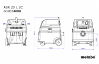 Metabo ASR 25 L SC Vysavač