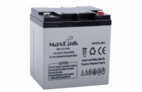 MaxLink olověná baterie AGM 12V 28Ah,konektor M6