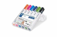 STAEDTLER Popisovače na bílou tabuli "Lumocolor 351", 6 barev, 2 mm, kulatý hrot 351 WP6-1