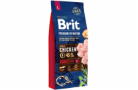 Brit Premium by Nature Adult L 15kg granule pro psy