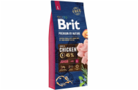 Brit Premium by Nature Junior L 15kg granule pro štěňata