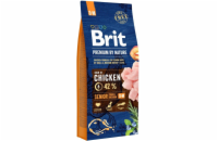 Brit Premium by Nature Senior S+M 15kg granule pro psy