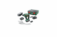 Bosch Uneo Maxx 18 Li, 2x1,5 Ah + Systembox +19dílná sada (0.603.952.30K)