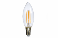 Solight LED žárovka retro, svíčka 4W, E14, 3000K, 360°, 440lm